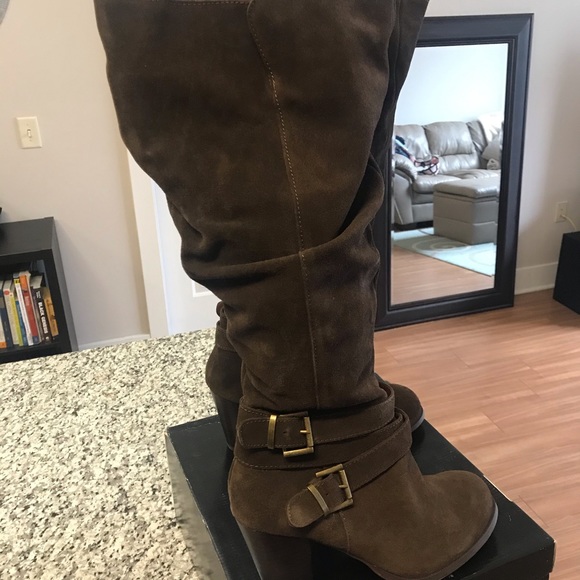 torrid Shoes - Torrid Knee High Boots with Buckles